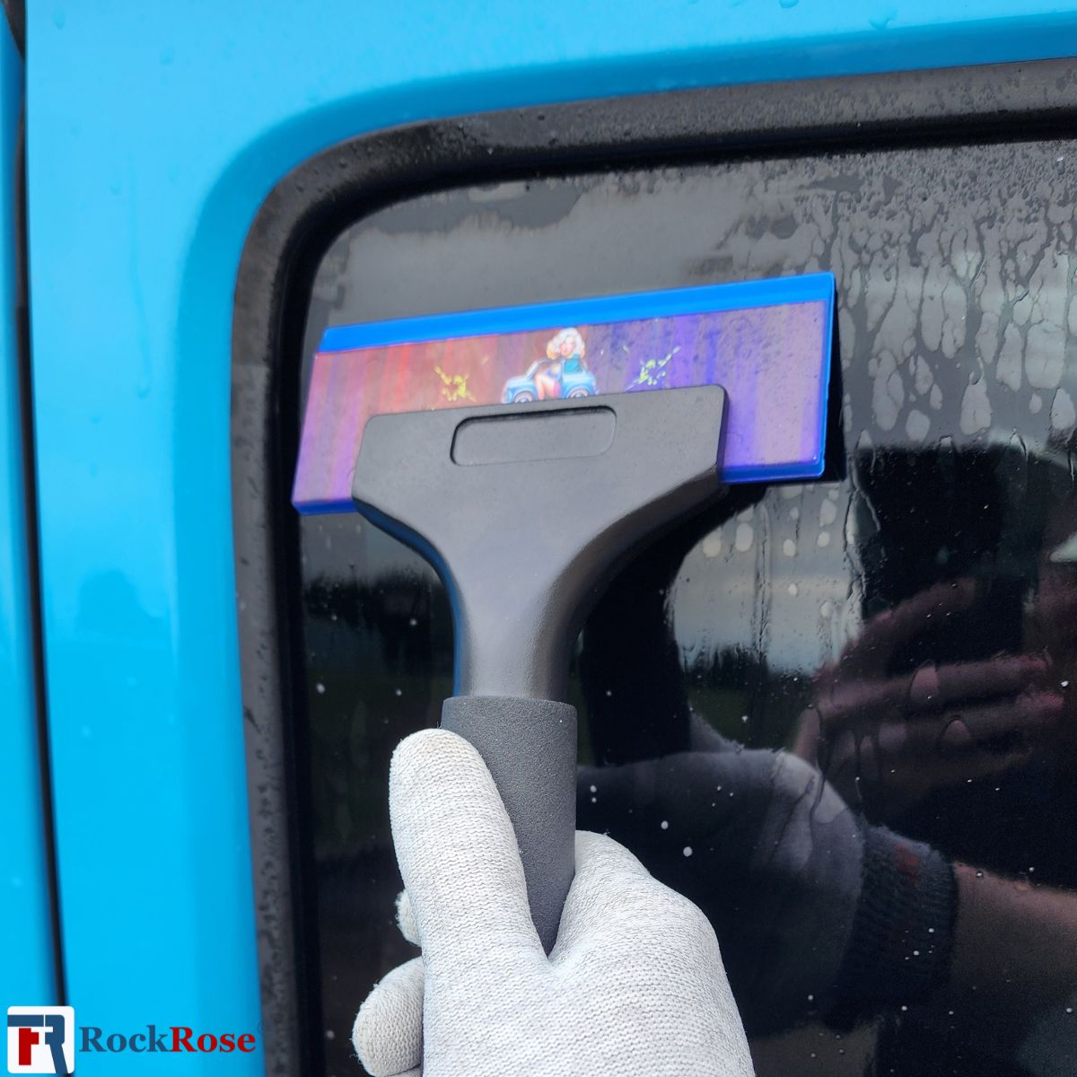 “5″ Rectangular Beveled Squeegee Blade – Vinyl Wrap, Window Tint & PPF Tool | RockRose”