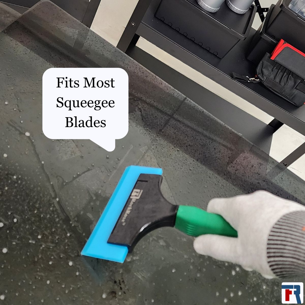 Long I-Beam Squeegee Handle for Smooth Tint & Wrap Installations