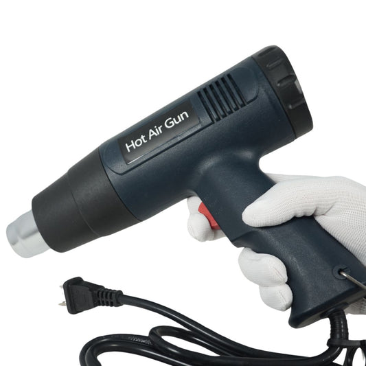 LCD Digital Heat Gun 1800W – Adjustable 100-650°C Hot Air Tool with Safety Time Delay