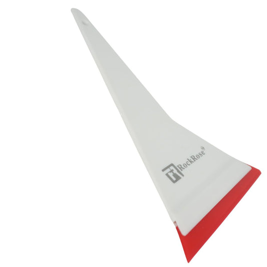 RockRose Red Bevel Blade Squeegee 9.4" × 5" – Contour Edge Tool for Film & Tint