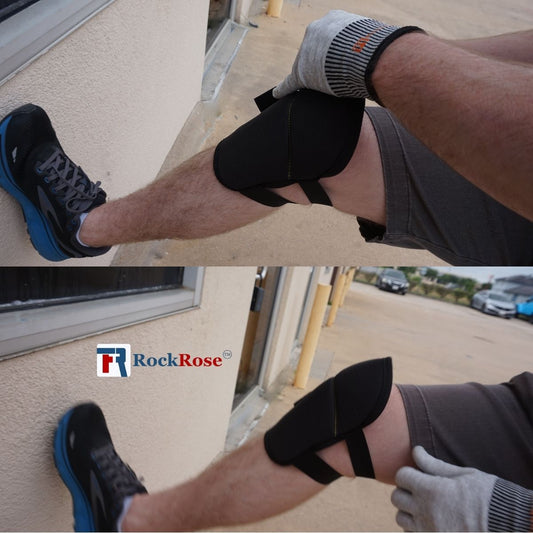 RockRose Breathable Adjustable Work Kneepad – Comfort & Protection