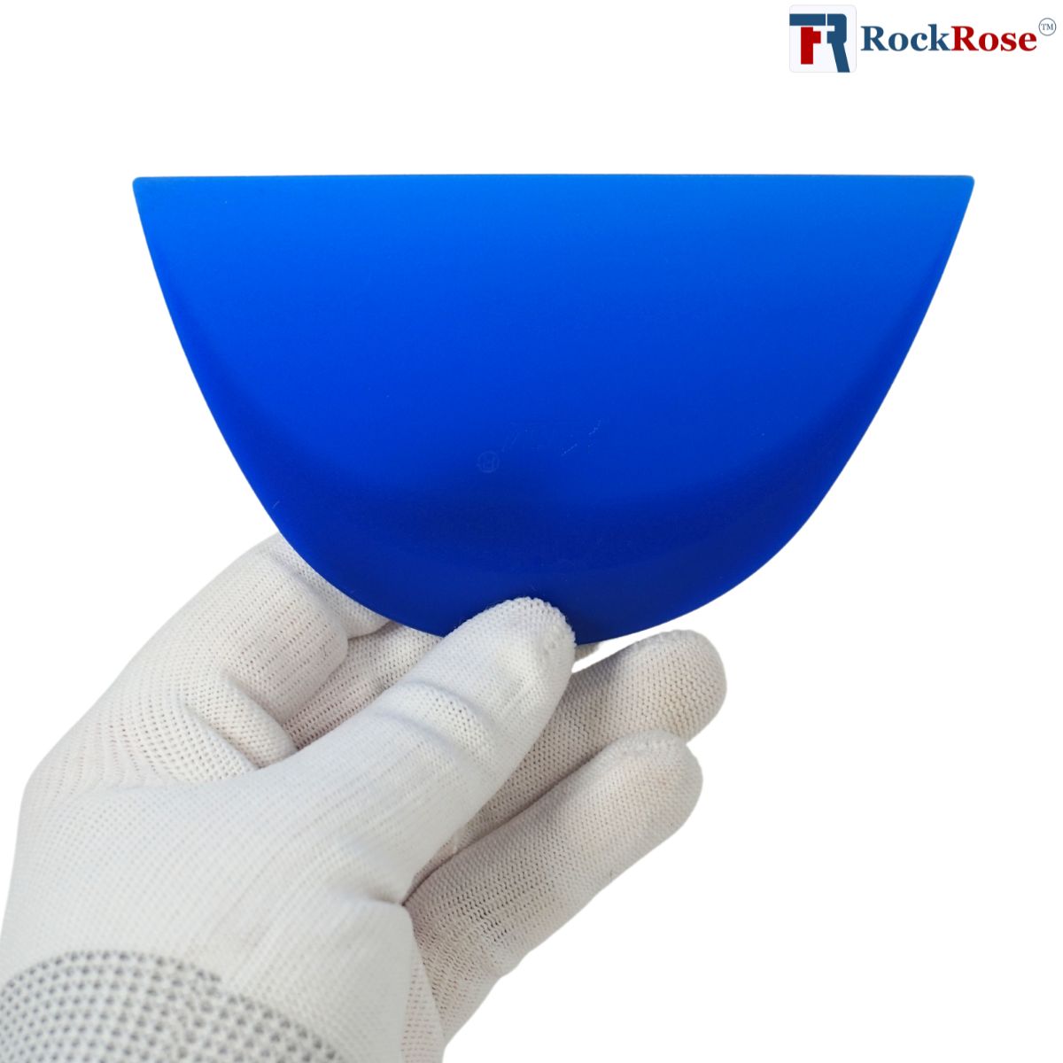RockRose Hard Card Squeegee – Vinyl Wrap & Window Tint Installation Tool (Blue)