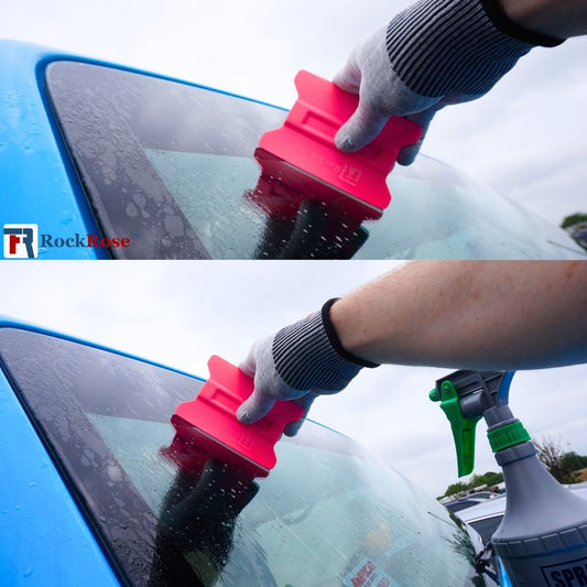 RockRose Pink Wing Soft Squeegee – Vinyl Wrap Applicator Tool