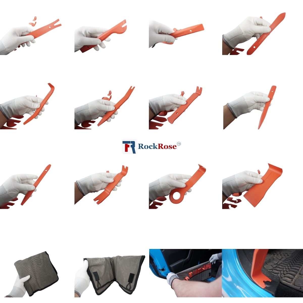 11-Piece Non-Marking Car Trim & Panel Removal Tool Kit