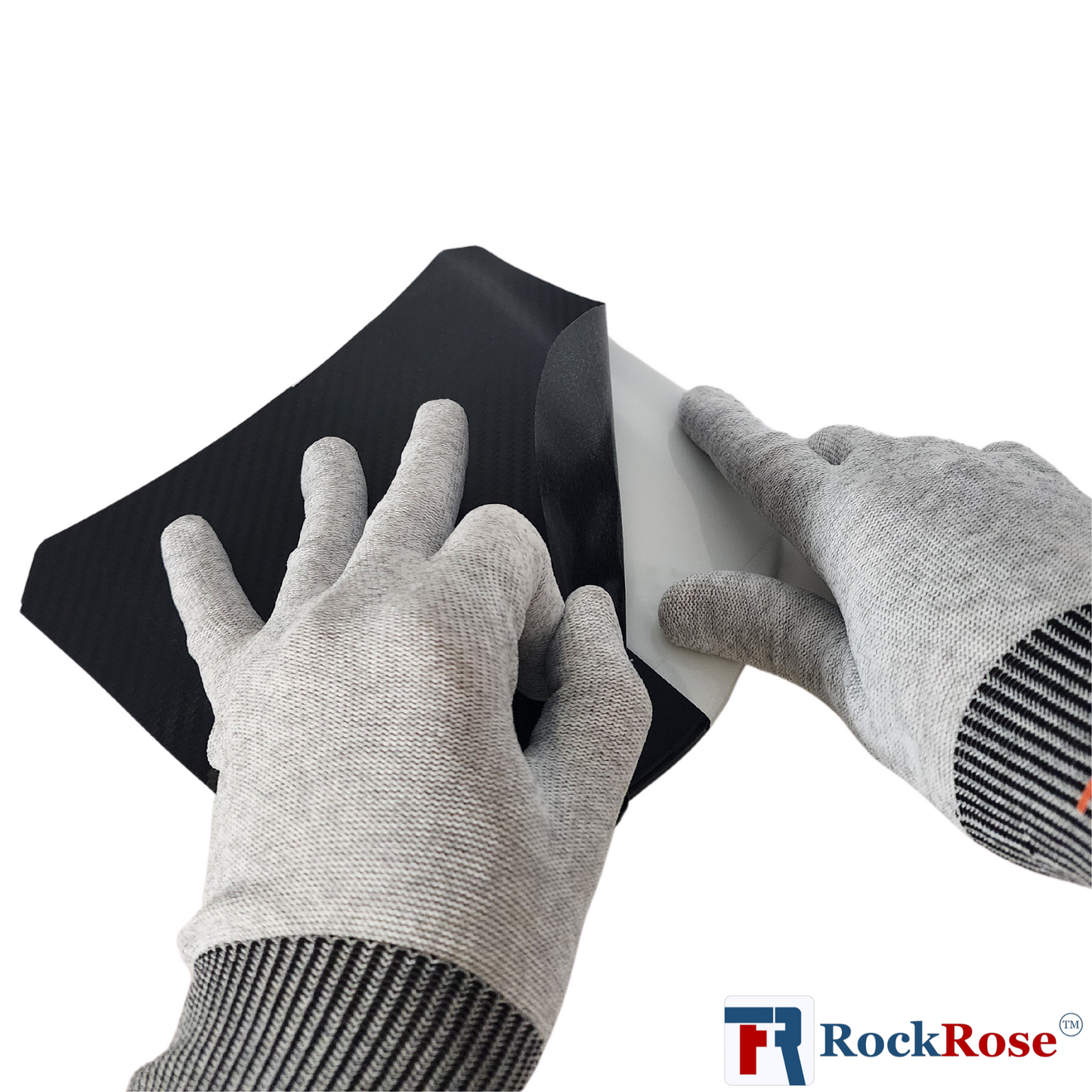 RockRose Carbon Fiber Install Gloves – Vinyl Wrap & PPF Grip Gloves
