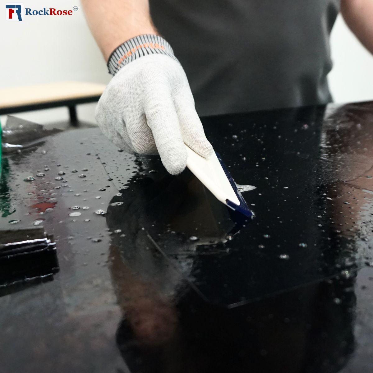 RockRose Side Swipe Silicone Tint Squeegee – Pack of 2 Mini Tools for Window Film & Vinyl