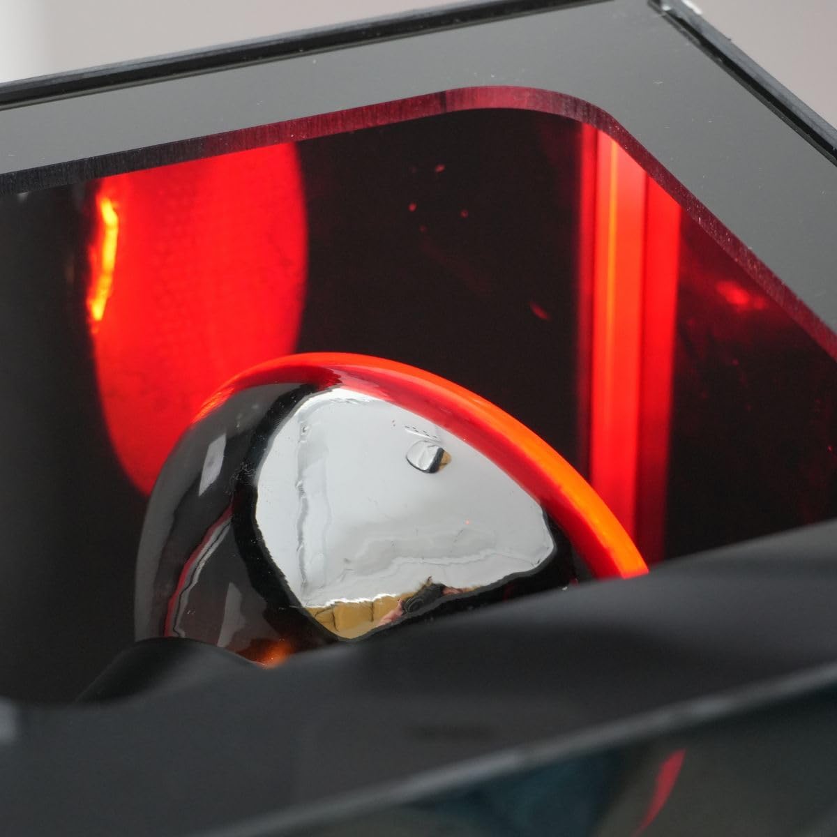 Solar Film Heat Lamp Display Box – 4-Sided Window Tint Demo Tool