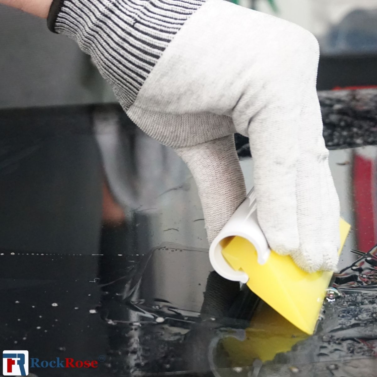 Yellow Turbo Squeegee 5.5 Inch | Vinyl Wrap, Tint & PPF Application Tool
