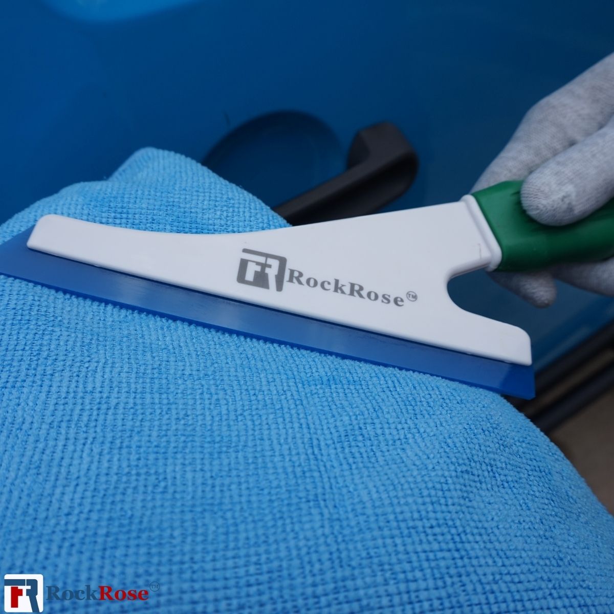 Stroke Doctor Blue Squeegee Blade – Professional Window Tint & PPF Tool | RockRose Film