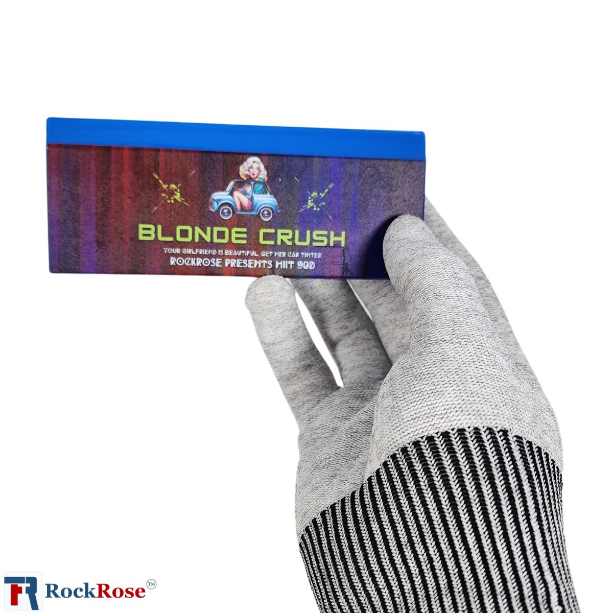 “5″ Rectangular Beveled Squeegee Blade – Vinyl Wrap, Window Tint & PPF Tool | RockRose”