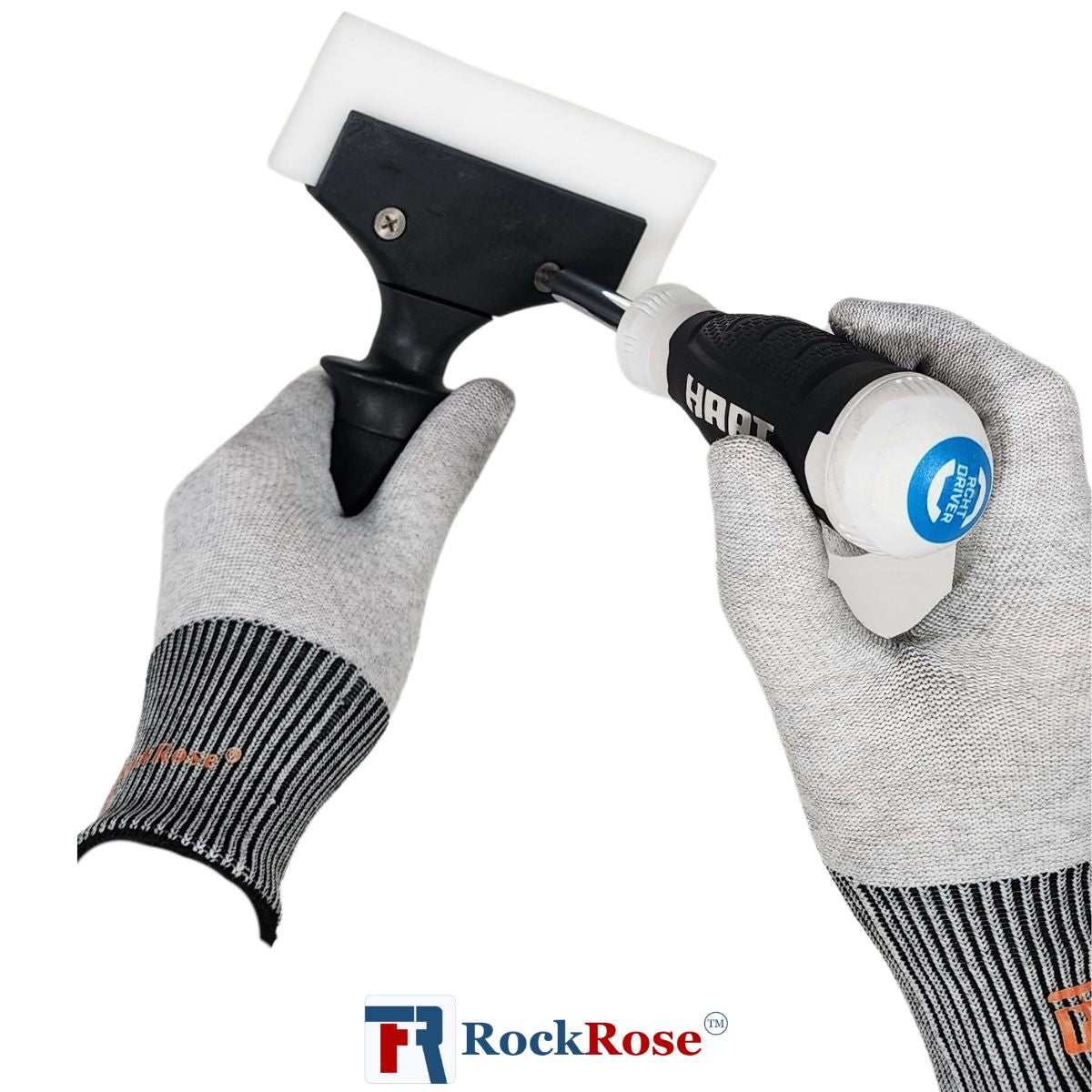 6.7″ Reinforced Plastic Squeegee Handle – Durable Vinyl & Tint Tool Grip