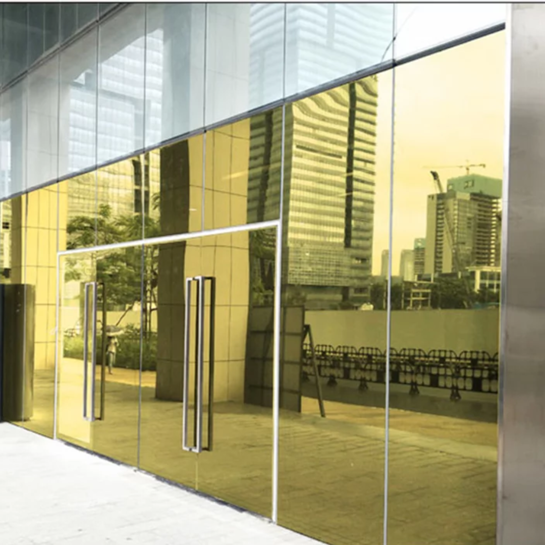 RockRose Professional One Way Window Film: Reflective Daytime Privacy Film with Heat Block, UV Protection, and Home/Office Enhancement