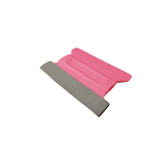 Pink Wing Squeegee with Felt Edge – Vinyl Wrap & Car Tint Tool