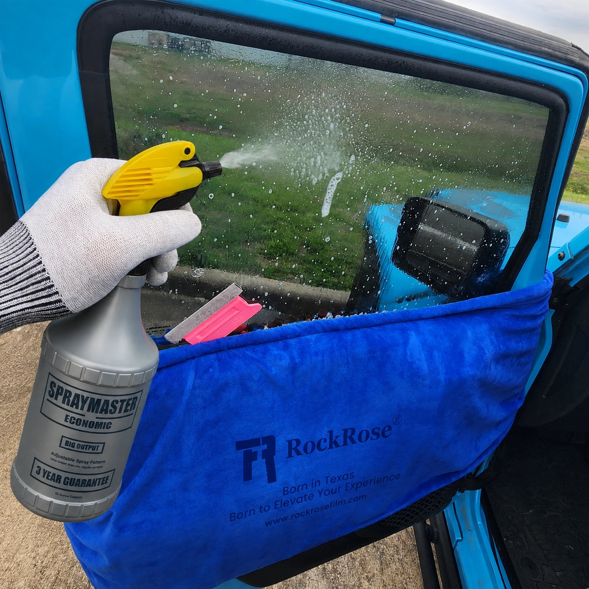 RockRose Car Dashboard Cover – Non-Slip UV Protection, Anti-Glare & Heat Protection