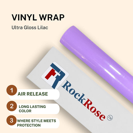 Ultra‑Gloss Light purple Vinyl Wrap – Premium Car Film with Mirror Shine