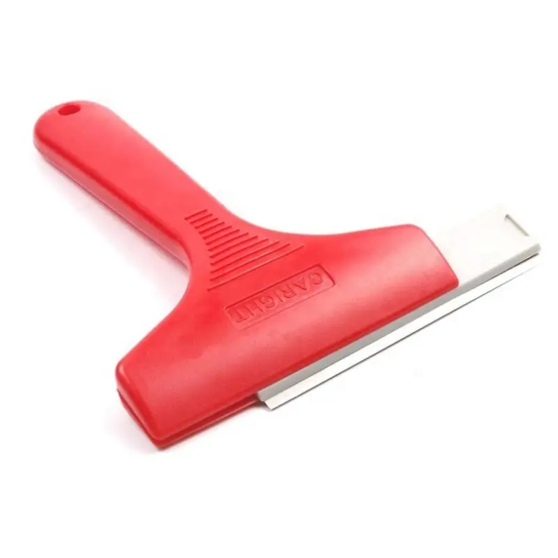 4-Piece Stainless Steel Double-Edge Scraper Blades for Tint & Vinyl Wrap