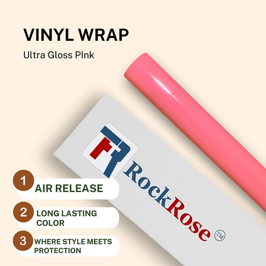 RockRose Ultra-Gloss Vinyl Wrap Pink