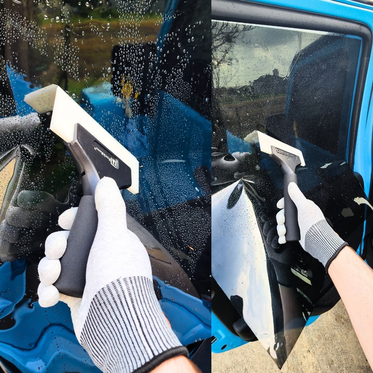 RockRose Elite 6" Cast Aluminum Squeegee – Sturdy, Long-Handle, Anti-Slip, Precision Blade Change with Allen Wrench, Professional Window Tint Tool