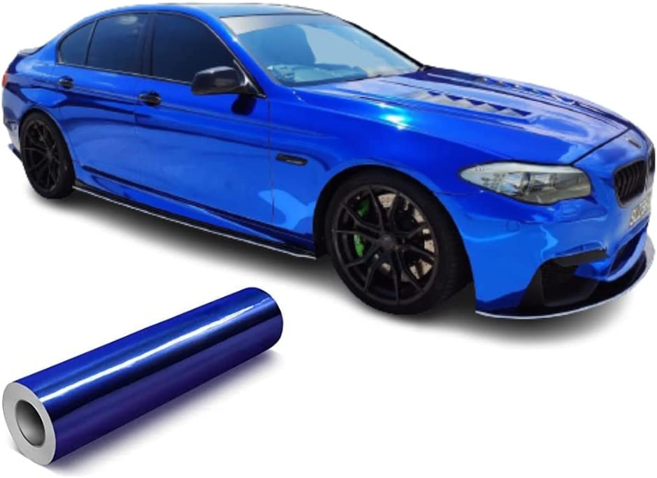 Brushed Chrome Vinyl Wrap Film – Self-Adhesive Air-Release Automotive Wrap (DIY Roll)
