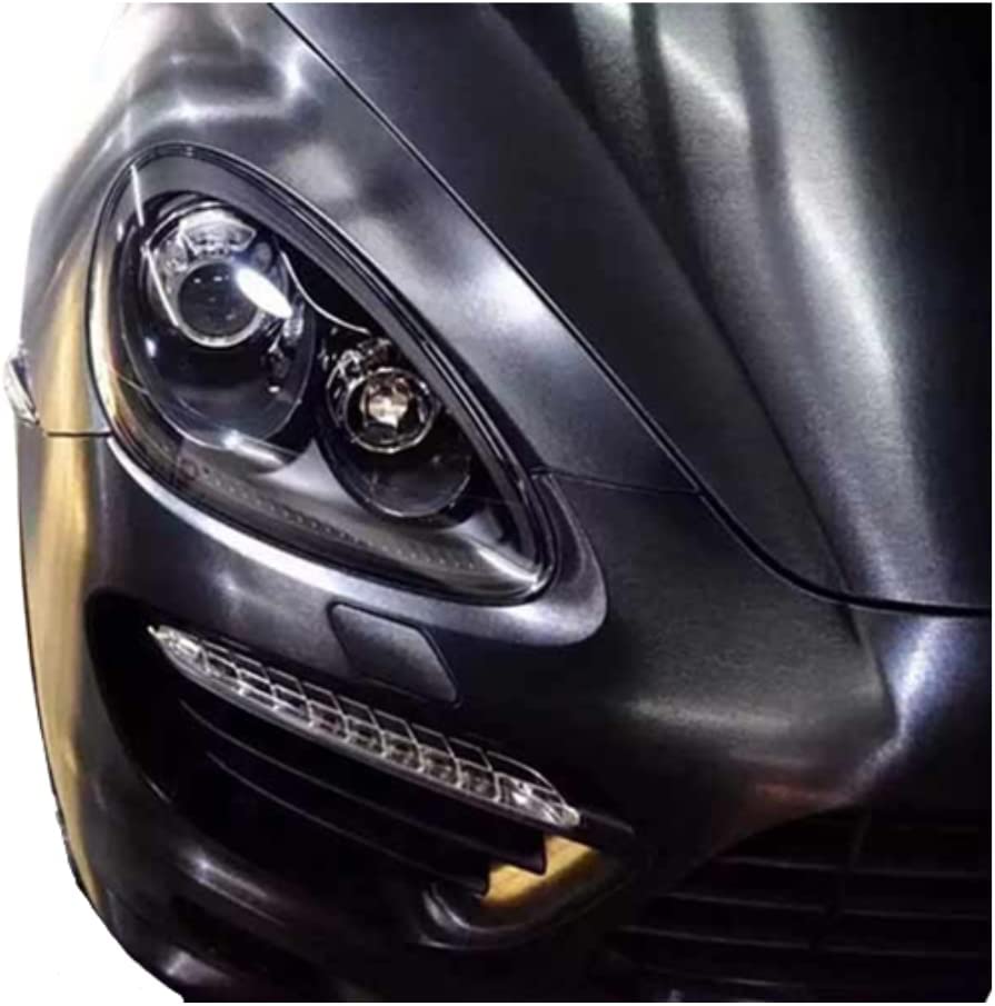 Brushed Chrome Vinyl Wrap Film – Self-Adhesive Air-Release Automotive Wrap (DIY Roll)