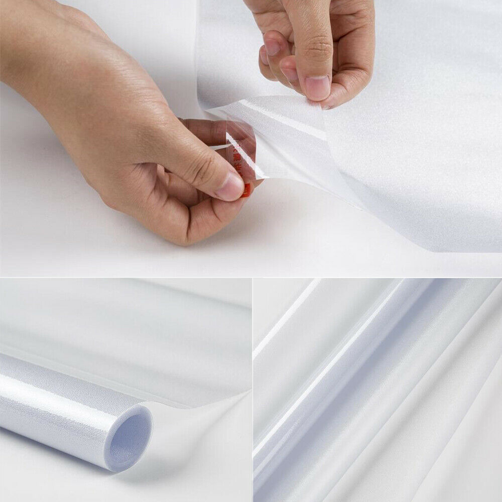Frosted Privacy Window Film – Easy DIY Static Cling Glass Covering | RockRose