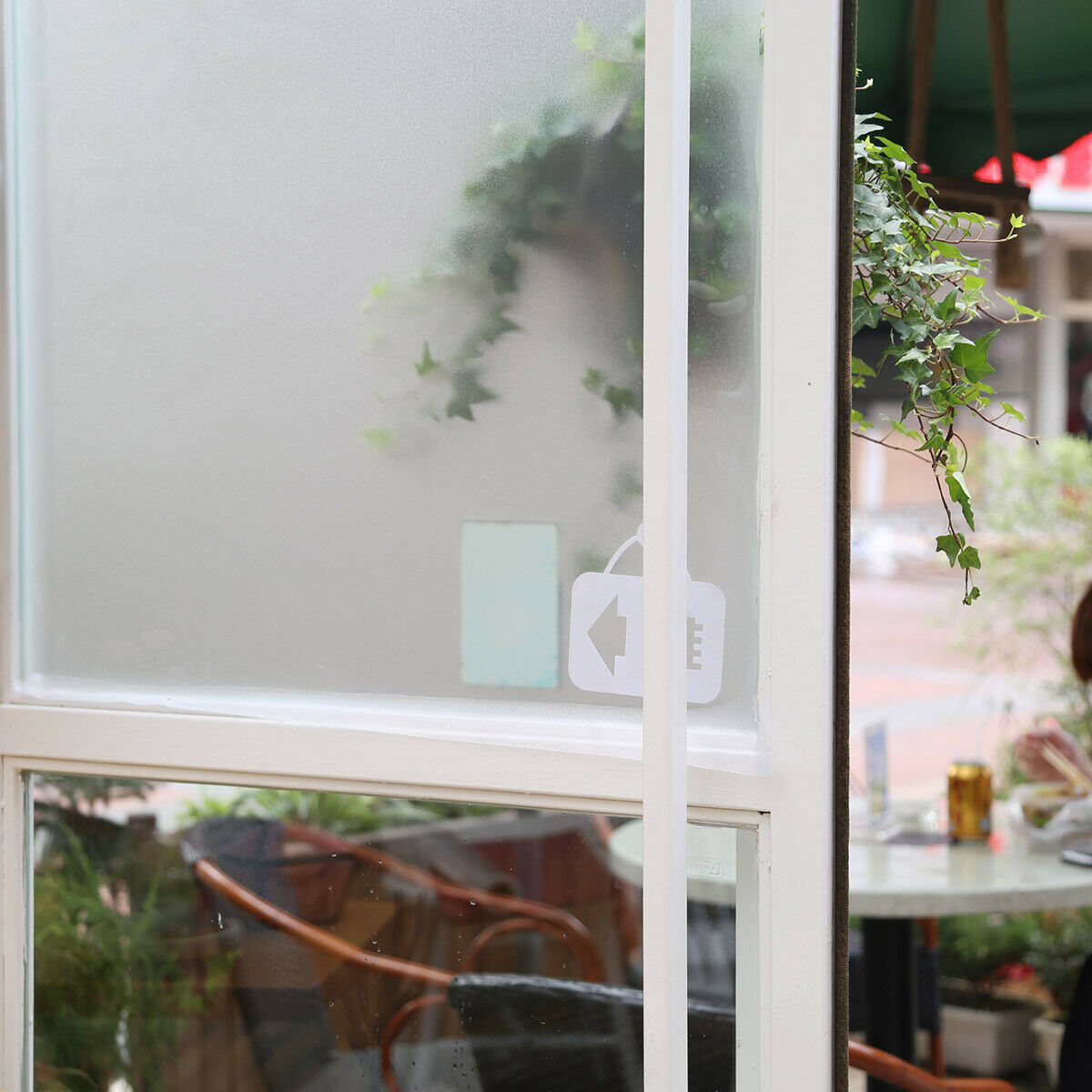 Frosted Privacy Window Film – Easy DIY Static Cling Glass Covering | RockRose