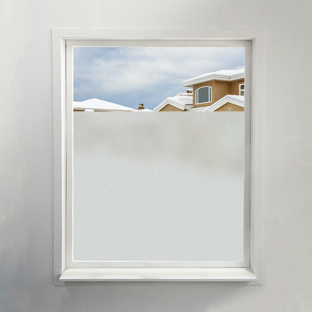 Frosted Privacy Window Film – Easy DIY Static Cling Glass Covering | RockRose