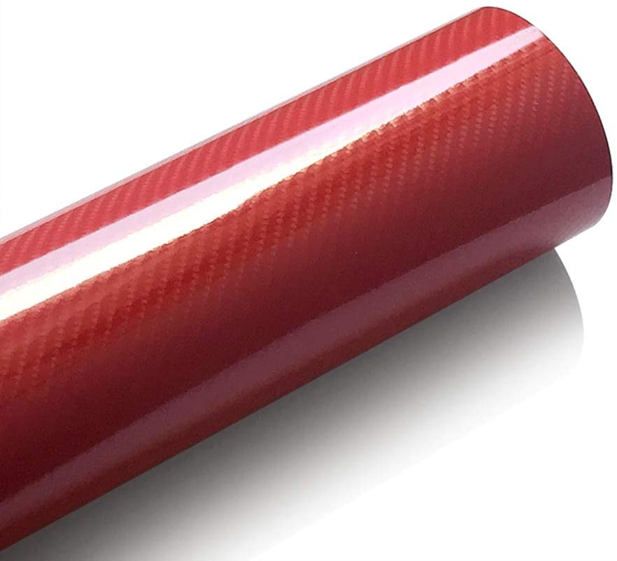 Rockrose 5D Carbon Fiber Vinyl Wrap – Car & Vehicle Wrap Carbon Fiber, Air Release Twill Weave