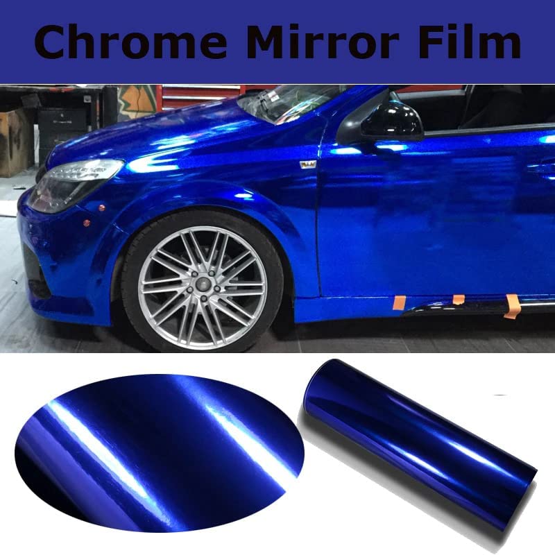 Brushed Chrome Vinyl Wrap Film – Self-Adhesive Air-Release Automotive Wrap (DIY Roll)
