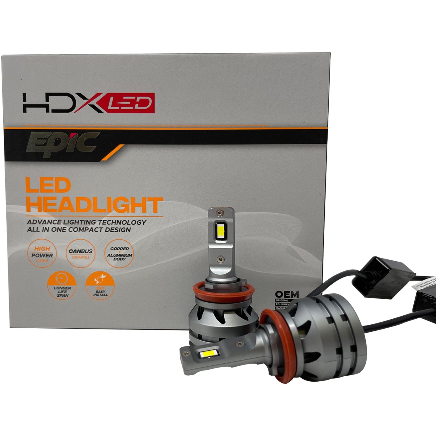 Rockrose Ultra-Bright Automotive LED Headlights with Clear Illumination - LED High Beam Headlights for Optimal Visibility & Safe Driving - Ultra-Bright Illumination Headlamp with Weatherproof Feature