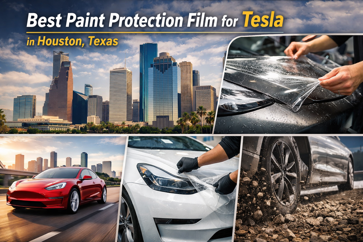 Best Paint Protection Film for Tesla in Houston Texas
