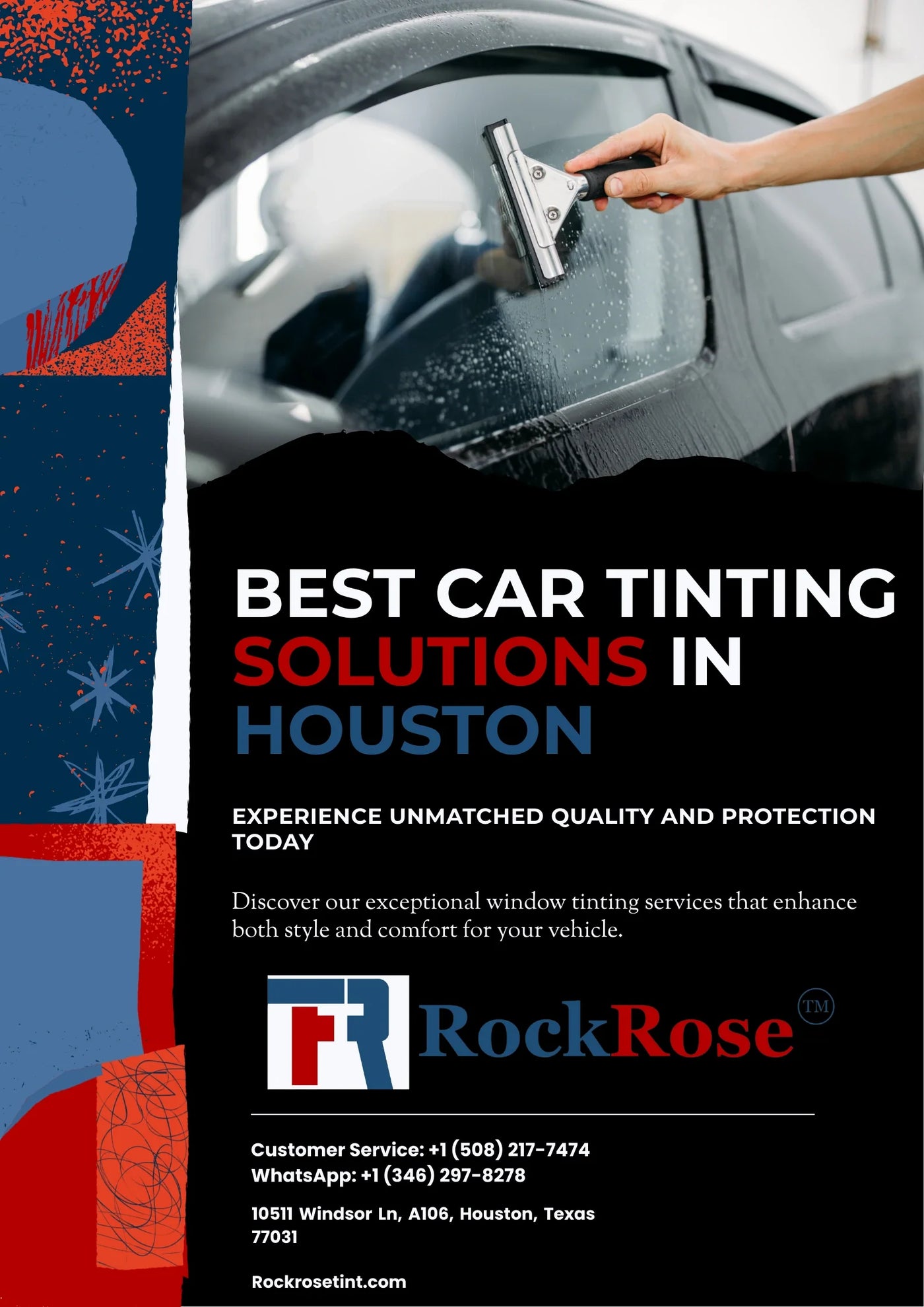 Best Car Tinting Solutions in Houston – Why RockRose Tint Stands Out