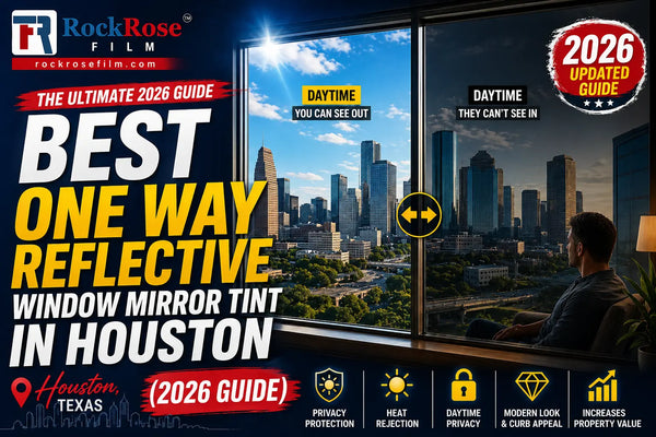 Best one way reflective window mirror tint in Houston