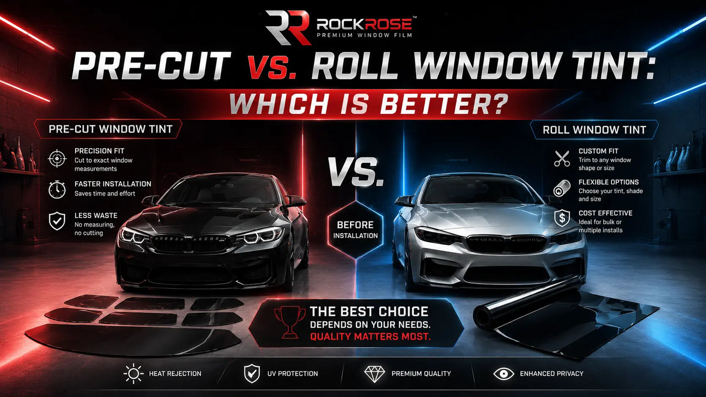 Pre-Cut vs. Roll Window Tint: Which Is Better?