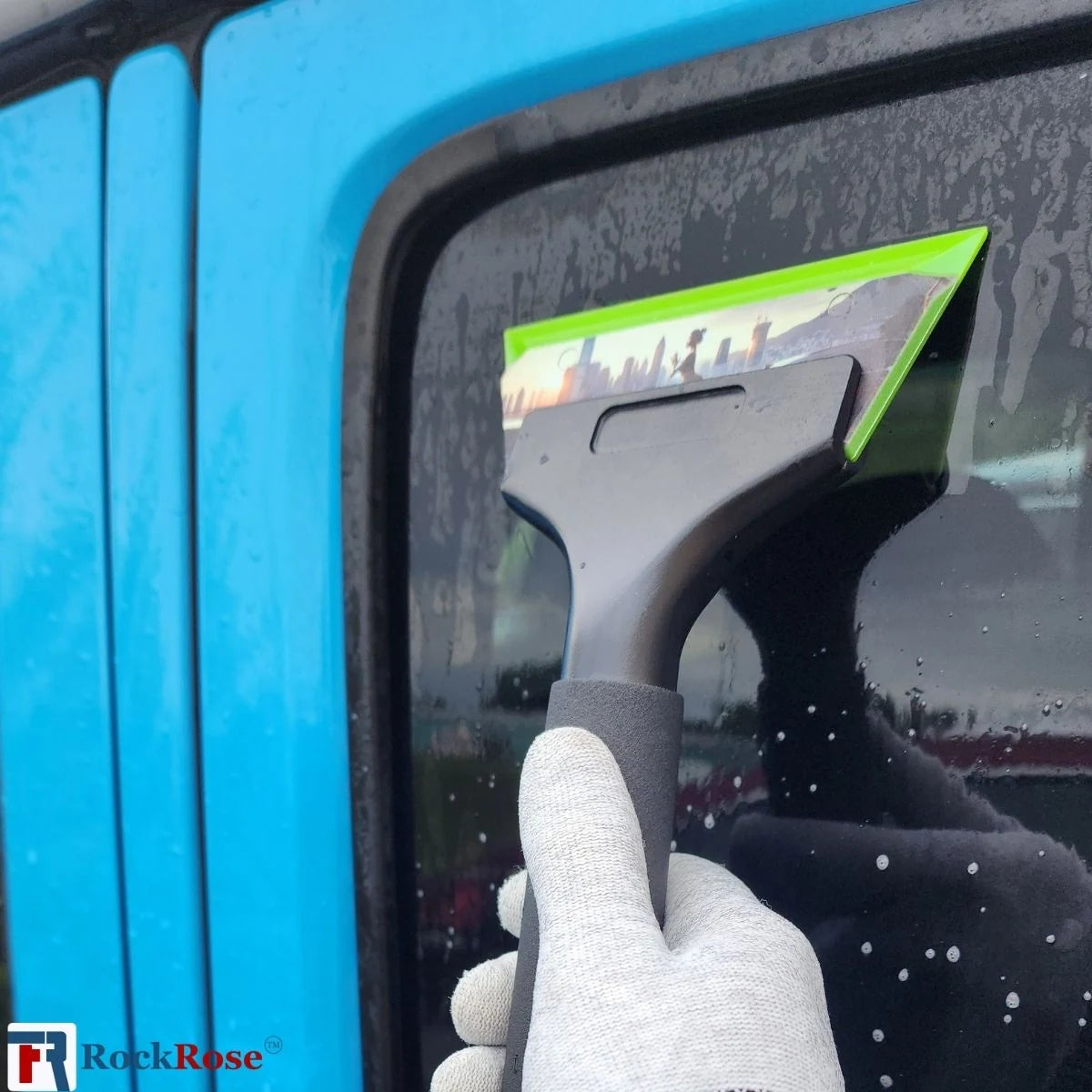 “5″ Rectangular Beveled Squeegee Blade – Vinyl Wrap, Window Tint & PPF Tool | RockRose”