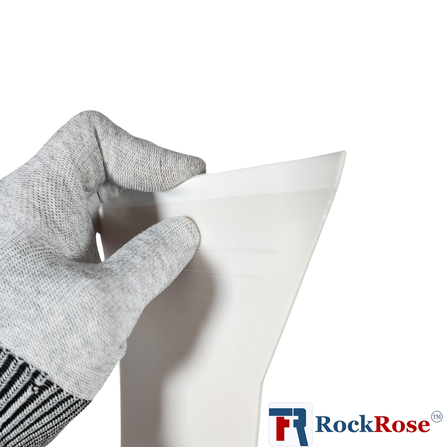 RockRose Bulldozer Squeegee for Large Windows and Glass Surfaces - Comfortable Grip Long Handle Squeegee for Window Cleaning & Window Film Installation - Bulldozer Scrubber with Bottom Rubber Blade