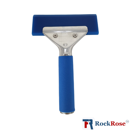 RockRose Premium Power Squeegee with Handle for Smooth Application - Handle Shower Squeegee for Glass Doors & Tinting - Griped Vinyl Wrap Squeegee Tool for Hand Comfort