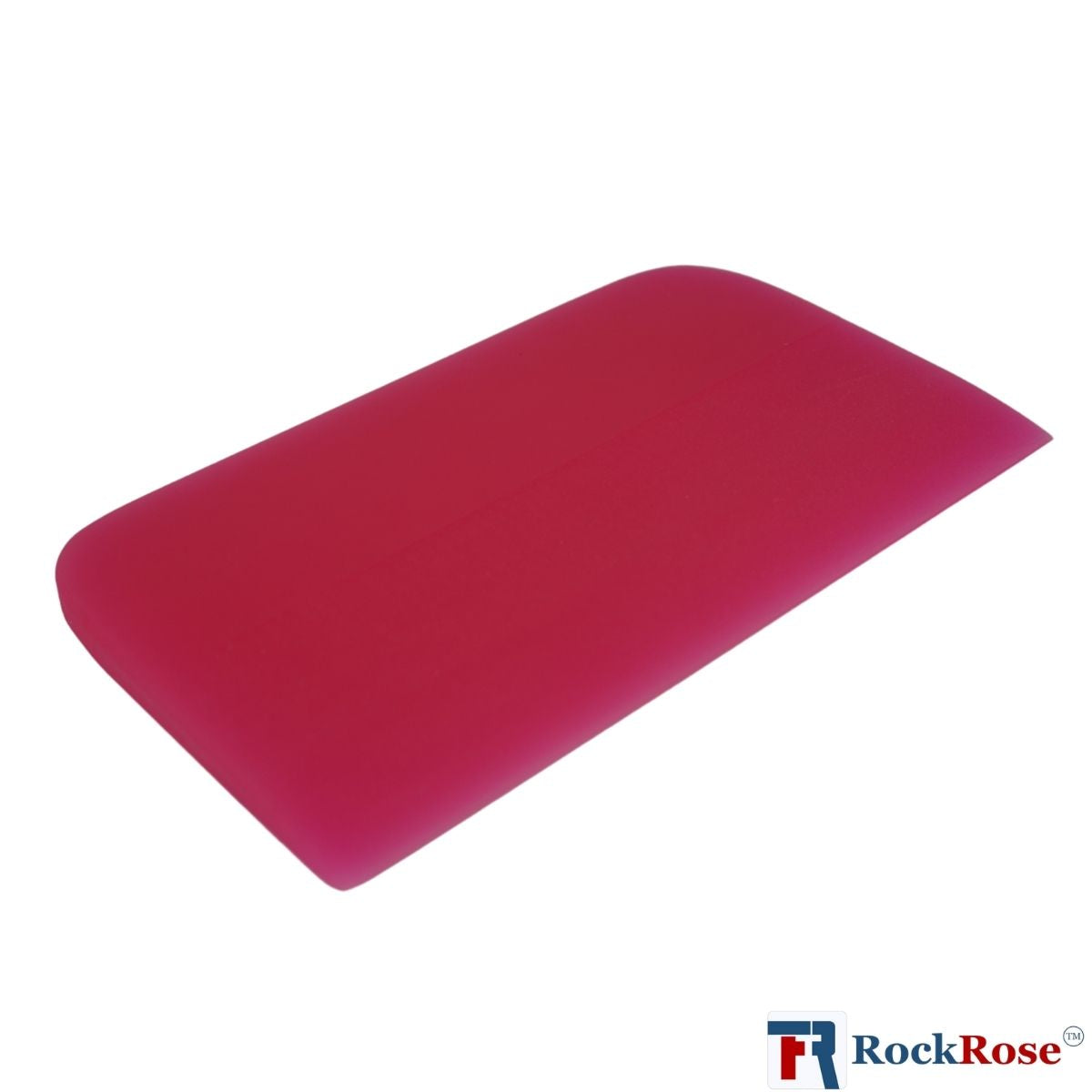 RockRose Pink PPF Squeegee Angled - 4 x 3 inches : Film Application Tool for Bubble-Free, Professional Finishes - Compact and Efficient Vinyl Wrapping Squeegee (2 Units)