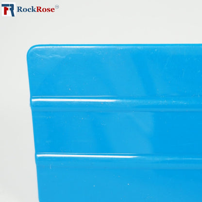 RockRose Card Squeegee for Precision Application - Window Film Squeegee Card with Comfortable to Handle Feature - Tool for Precise Movements During Installations - Blue