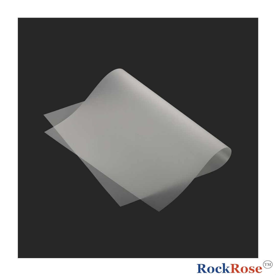 Rockrose DTF Film Roll Sublimation Paper for Dark & Light Fabrics - Powder & Inkjet Transfer Paper Roll - Polyethylene Terephthalate Material Sublimation Transfer Paper