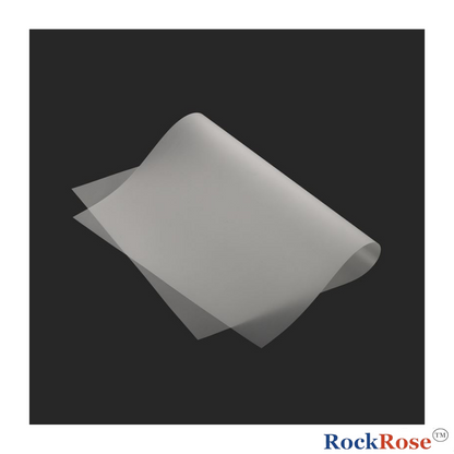 Rockrose DTF Film Roll Sublimation Paper for Dark & Light Fabrics - Powder & Inkjet Transfer Paper Roll - Polyethylene Terephthalate Material Sublimation Transfer Paper