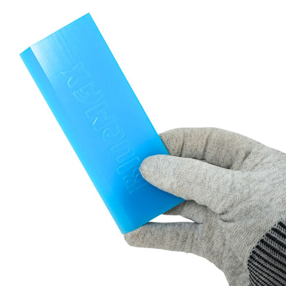 RockRose 5" Bevel Blade Squeegee Tool for Car Cleaning & Detailing - Comfortable Grip Hand Squeegee for Car Windows Tinting - Car Window Hand Squeegee for Vinyl Wrap Installation - Bluemax