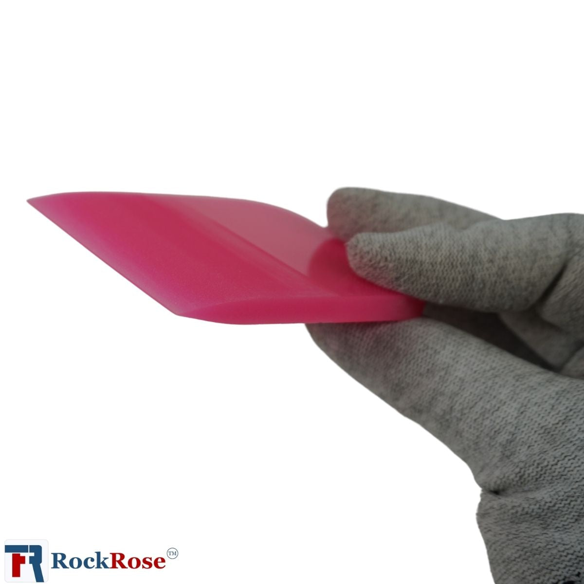 RockRose Pink PPF Squeegee Angled - 2.5 x 3 inches : Film Application Tool for Bubble-Free, Professional Finishes - Compact and Efficient Vinyl Wrapping Squeegee (2 Units) (2.5 x 3 Inches)