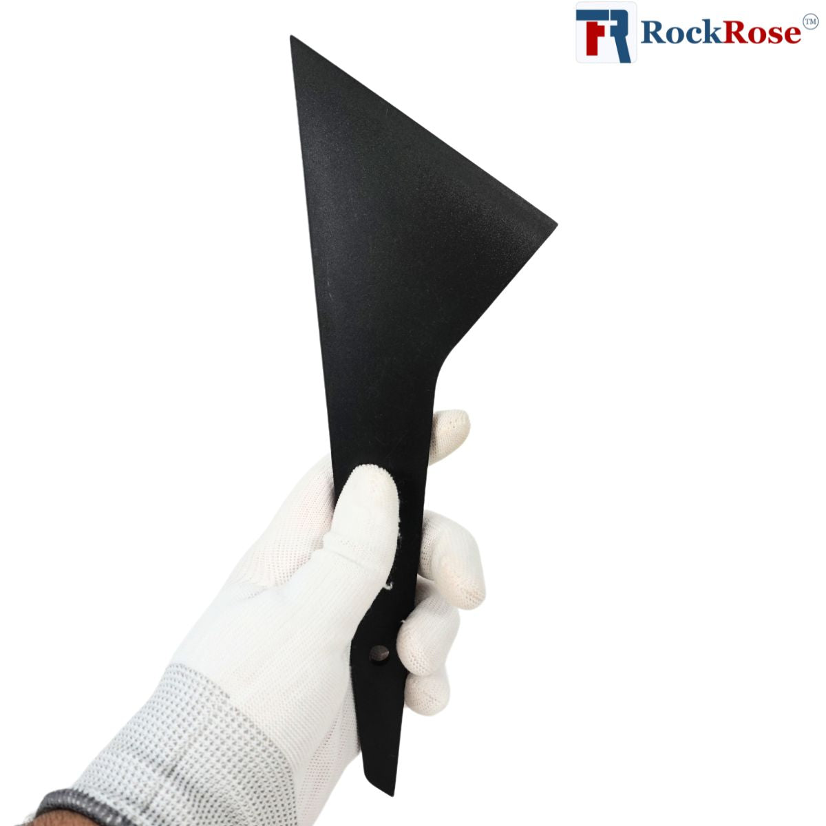 Rockrose Professional Black Quick Foot Squeegee for Tinting - Plastic Material Window Scraper Tool Perfect for Smooth Window Film Installations - Vinyl Scraper Tool for PPF and Car Stickers