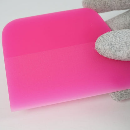 RockRose Pink PPF Squeegee Angled - 4 x 3 inches : Film Application Tool for Bubble-Free, Professional Finishes - Compact and Efficient Vinyl Wrapping Squeegee (2 Units) (Angled 4 x 3 Inches)