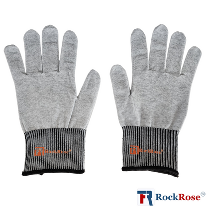 RockRose Carbon Fiber Gloves Perfect for Smooth Installation of Vinyl Wrap & Paint Protection Film - Nylon Work Gloves with Grip - Comfortable & Moisture Release Automotive Gloves - Grey