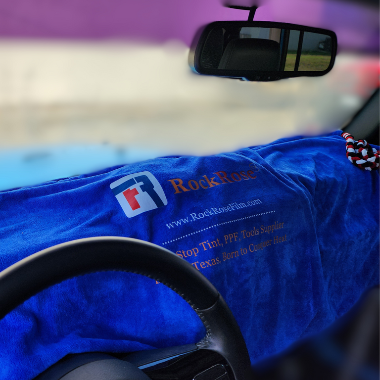 Windshield Cleaning Car Blue Dashboard Cover Cloth Microfiber Towel Wa MaxSee