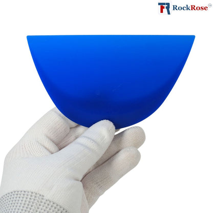 RockRose Smart Card Squeegee for Precision Application - Window Film Squeegee Card with Comfortable to Handle Feature - Tool for Precise Movements During Installations - Blue