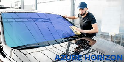 RockRose Azure Horizon Deep Blue Chameleon Window Film: Expertly Engineered Dynamic Color-Shifting Protection for Enhanced Visibility and Style