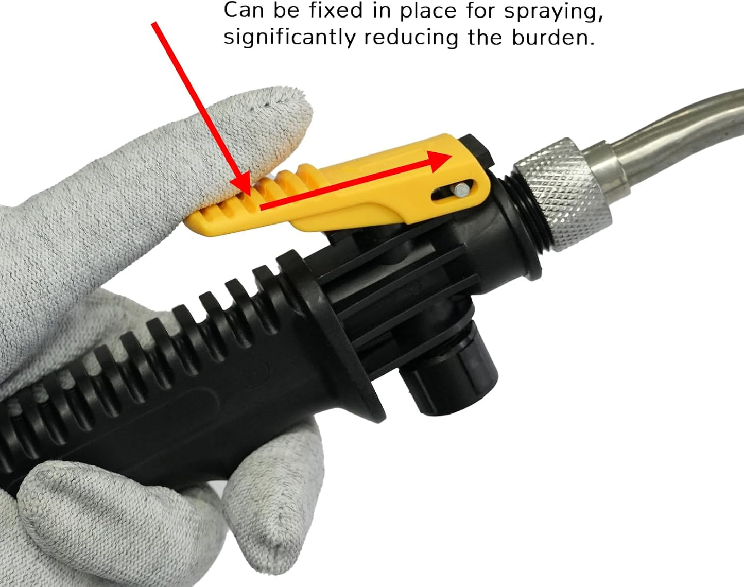 RockRose Premium Sprayer Tank Hose with Water Nozzle Gun – PVC Quick Connect Hose for PPF, Vinyl Wrap, Window Tint & Car Detailing